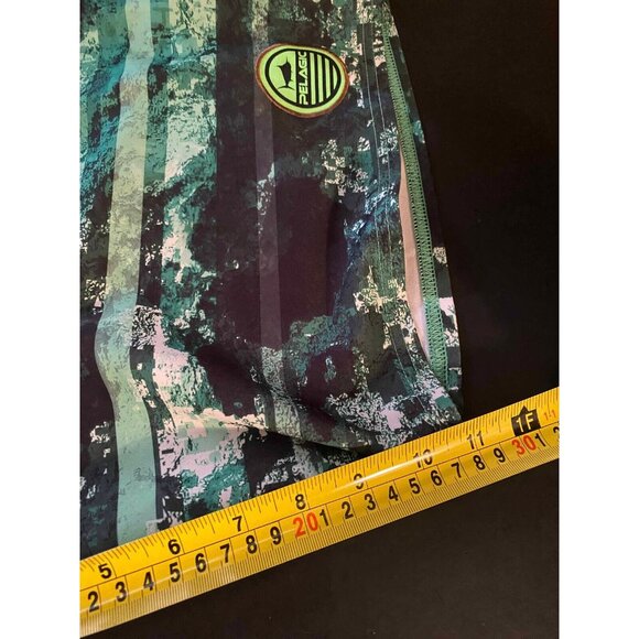 Pelagic Argonaut Board Shorts Mens 38 Green Acid Camo AOP Swim Trunks - Picture 6 of 6